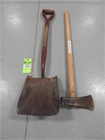 Shovel and ax