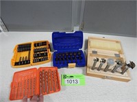 Drill bits, screwdriver bits, sockets bits and rou