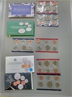 1989, 1993 & 1997 US Mint Uncirculated coin sets w