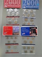 2000 & 2006 US Mint Uncirculated coin sets with D