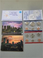 1998 & 2008 US Mint Uncirculated coin sets with D