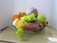 DECORATIVE BOWL WITH FRUIT