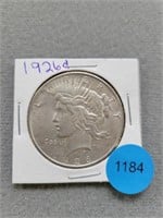 1926d Peace dollar. Buyer must confirm all currenc