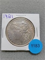 1921 Morgan dollar. Buyer must confirm all currenc