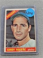 Topps #100 Sandy Koufax card