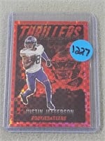 Justin Jefferson Panini Rookie card; #TH-14