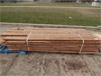 Walnut boards; approx. 65; 7'-10' (most being 9'-1