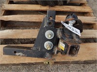 Heavy duty adjustable receiver hitch