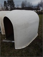Fiberglass calf dome/hut