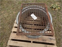 Fire ring with a grate; approx. 25"
