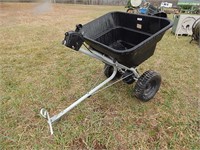 Pull type grass seeder