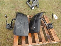 Front fender for a Kubota tractor