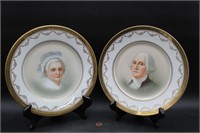 Tatler "Geo.& Martha Washington" Porc. Plates