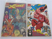 5 X-FORCE COMICBOOKS-ISSUE #1,VOL #1-1991