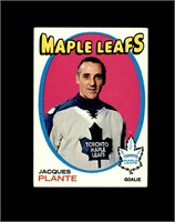 1971 Topps #10 Jacques Plante P/F to GD+