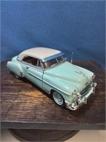 1950 dycast chevy Bel Air Green and white model
