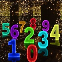 3FT Light Up Numbers Waterproof & Remote - 16