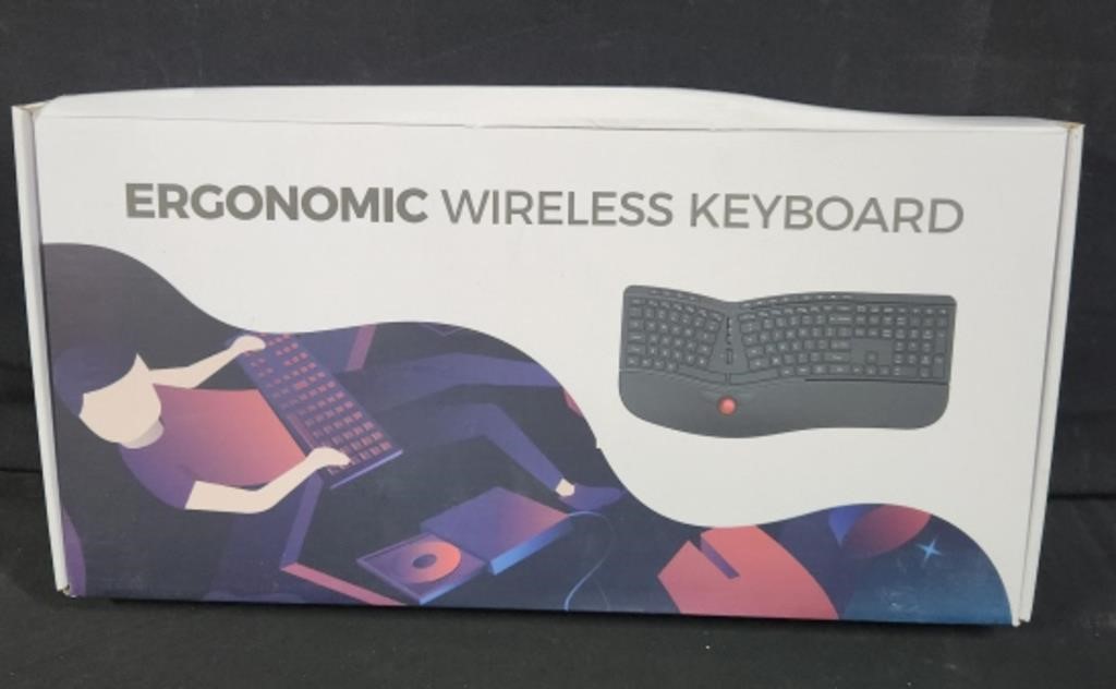 Ergonomic wireless keyboard