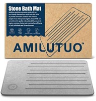 Stone Bath Mat, Diatomaceous Earth Bath Mat,