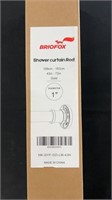 Briofox 43in-72in Gold 1” Shower Curtain Rod