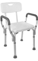 Vaunn Shower Chair Bath Seat with Padded Arms,