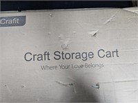 Craft Storage Cart. Not checked for completeness