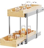 ull Out Cabinet Organizer 2 Tie 9" W x 21" D,