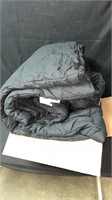 King Size Comforter, 100% Polyester, Black,
