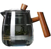 Contemporary Tea Pot 18.5-Ounce (Black)