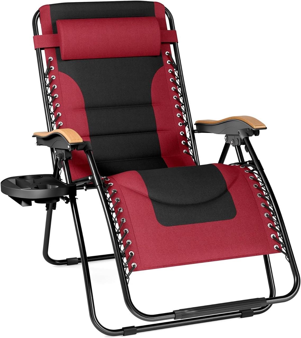 PHI VILLA Gravity Chair  30 Wide Seat  Red