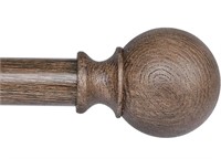 BRIOFOX Brown Curtain Rods for 38 to 72 inch -