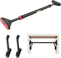 LADER Pull Up Bar  No Screw  Red with Frame