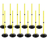 Soccer Agility Poles Set Detachable Sports