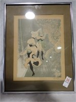 "DANCERS"  LITHO SIGNED BY WM GROPPER 14 X 18