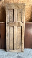 Antique Wooden Door 30" X 78". #LYS