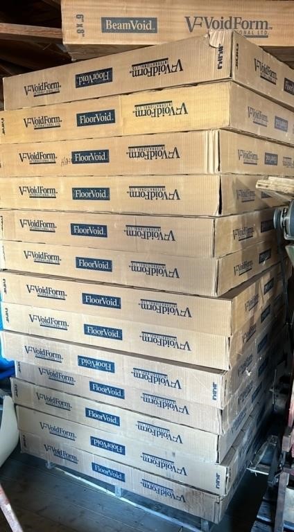 13 Boxes of 6" Thick x 48" x 48"  VF VoidForm
