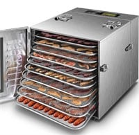 Commercial Large 10 Trays Food Dehydrator, Usable
