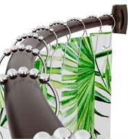 Curved Shower Curtain Rod 43-72 Inches
