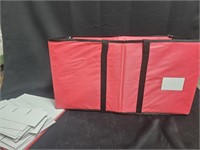 Collapsible canvas storage box. With zipper and