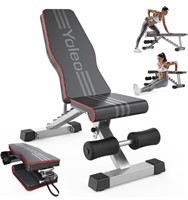 Yoleo Adjustable Weight Bench for Full Body