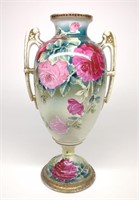 Royal Kinran Nippon Floral Rose Bolted Urn Vase