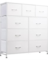 WLIVE 9-Drawer Dresser, Fabric Storage Tower for