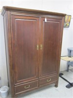 MAHOGANY ARMOIRE