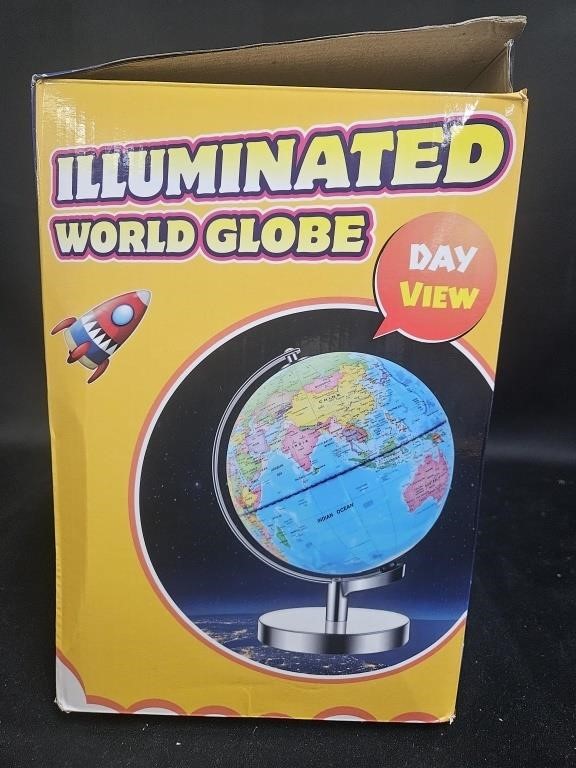 Illuminated World Globe