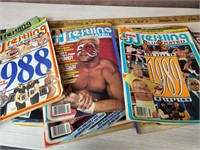 Lot of Amazing Vintage pro wrestler magazines