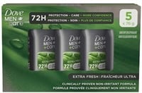 5-Pk Dove Antiperspirant Deodorant For Men, 76g