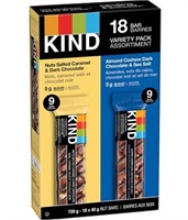 18-Pk Kind Nut Bars Variety Pack, 40g