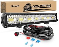 Nilight ZH409 20 Inch 420W Triple Row Flood Spot