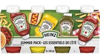 4-Pk Heinz Summer Pack Condiments, 750ml