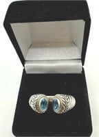 Sterling and Topaz Ring